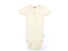 Wheat eggshell body rib lace